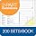Adams Petty Cash Book, 5.25 x 11 Inch, Spiral Bound, 2-Part, Carbonless, 4 Forms per Page, 200 Sets, White and Canary (SC1156)