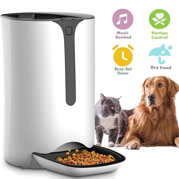Automatic Pet Feeder For Cat Dog Timed Programmable Smart Food