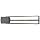 Union Butterfield 4579 High-Speed Steel Construction Reamer, Right Hand Spiral Flute, Morse Taper Shank, Uncoated (Bright) Finish