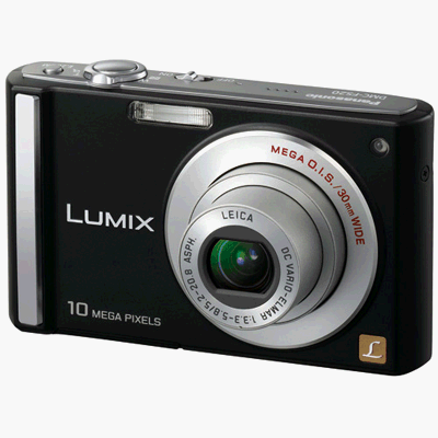 Panasonic Lumix DMC-FS20K 10MP Digital Camera with 4x Wide Angle MEGA Optical Image Stabilized Zoom (Black)