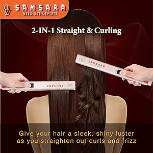 Samsara 1 Anti Static Mini Flat Iron Touch Control Exquisite