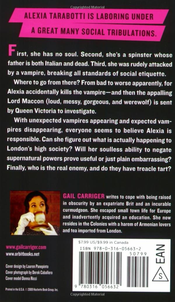 Soulless (The Parasol Protectorate): Gail Carriger: 9780316056632 ...