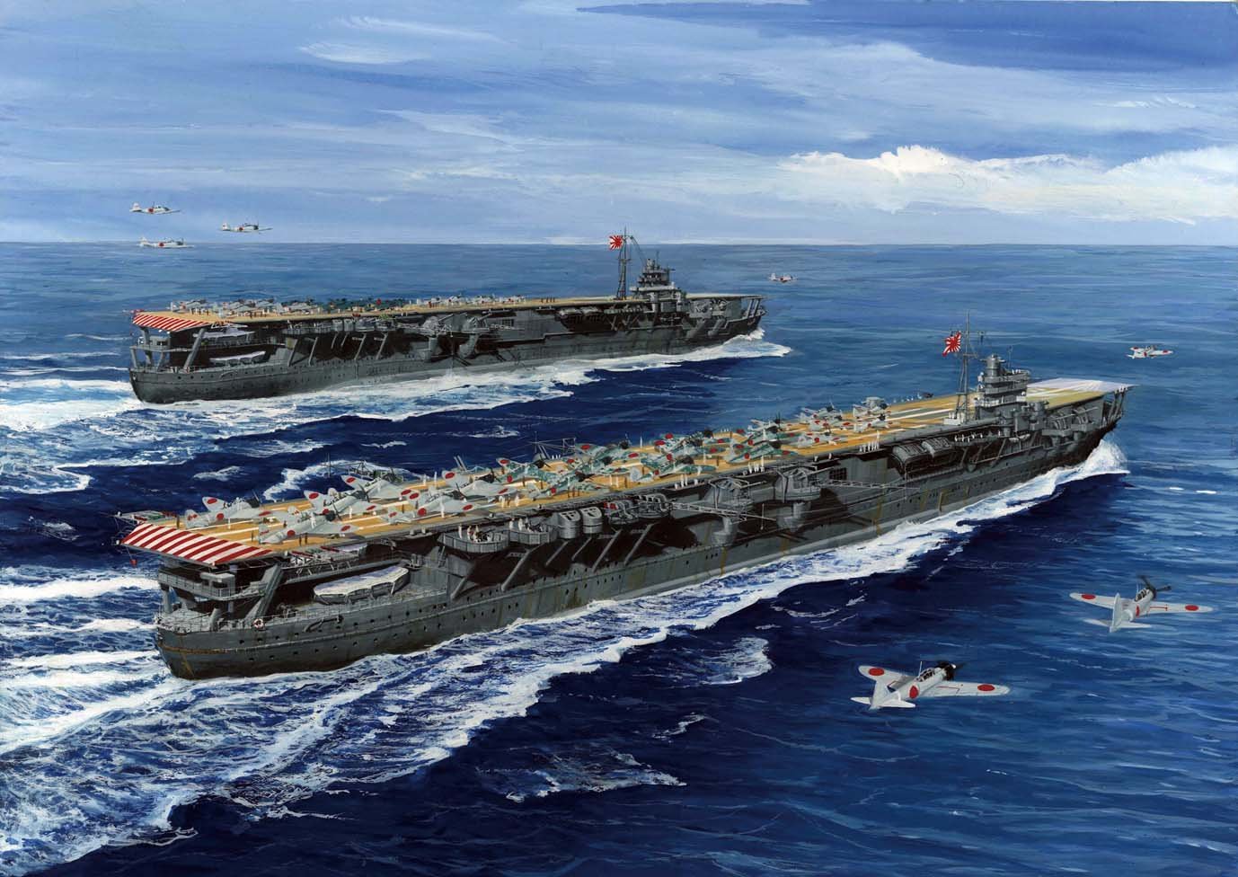 Beholden Unto Thee ! His Imperial Majesty's 2nd Carrier [KAGA] Launched