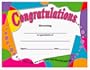 CERTIFICATE CONGRATULATIONS 30/PK