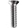Stainless Steel 18-8 Machine Screw, Vented Flat Head, Phillips Drive (Metric)