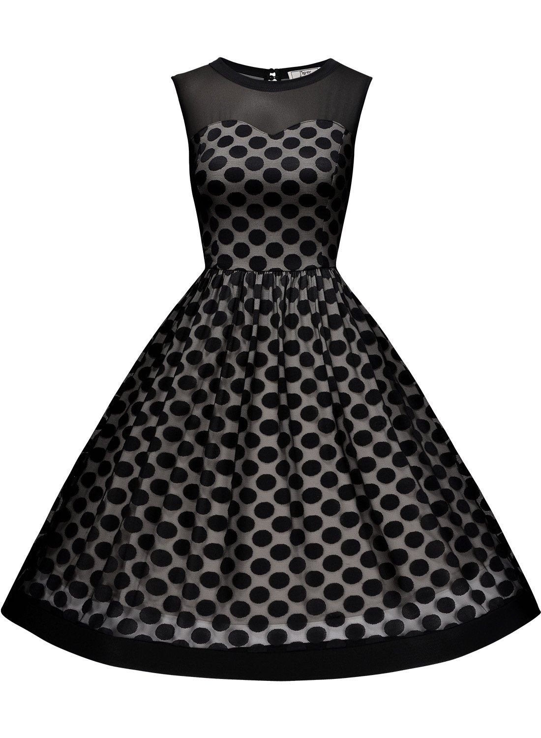 classy polka dot dress