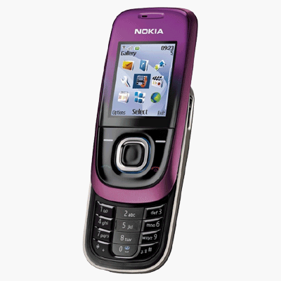 Nokia - 2680 Slide - Téléphone Portable - Bluetooth - Radio FM - Photo - GPRS - Carte Mémoire Combo Flash - Violet
