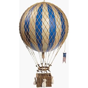 Nostalgischer Hei�luftballon / Modellballon: Royal Aero, blau � 32 cm