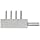 Stainless Steel Hypodermic Tubing Manifold, Inlet- 9 Gauge, 4 Outlets- 16 Gauge