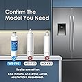 Waterdrop ADQ747935 LT1000PC Replacement for LG Refrigerator Water Filter