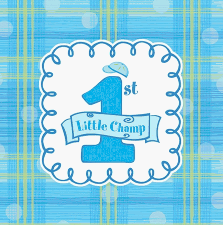Celebrate 1 - Boy Luncheon Napkin, 3 Ply (12pks Case)