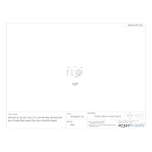 SMC KQ2L07-34AS PBT & Brass Push-to-Connect Tube Fitting with Sealant, 90 Degree Elbow, 1/4" Tube OD x 1/8" NPT Male