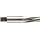 Alvord Polk 155-S-08 High-Speed Steel Taper Pin Reamer Set, Left Hand Spiral Flute, Uncoated Finish, 5-Piece, #0 - #5 Taper Pin Sizes in Wood Case