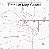 USGS Topographic Quadrangle Map - Acuff, Texas (Folded/Waterproof)