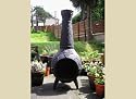 GRAPEVINE CAST IRON CHIMNEA CHIMINEA