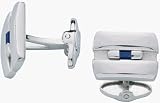 Dolan Bullock Cobalt Collection Sterling Silver & Sapphire Cuff Links