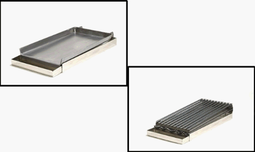 Rocky Mountain UGT-MGB12 2-Burner Griddle-Broiler Combo- 12inch X 24inch