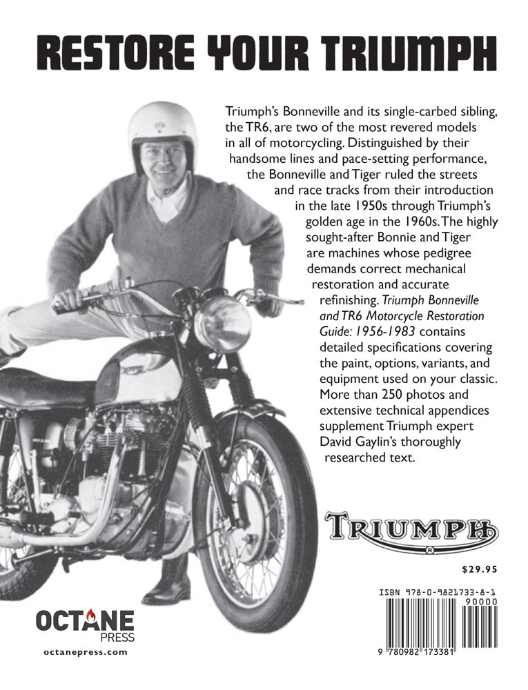 Triumph Bonneville and TR6 Motorcycle Restoration Guide: 1956-83 ...