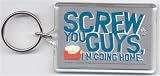 South Park - Cartman Screw Your Guys Im Going Home - Acrylic Keychain