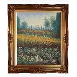 Art Reproduction Oil Painting - Other Great Artists: Sensota Flowers with Victorian Gold... by overstockArt.com