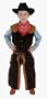 Junior Cowboy Costume: Boys Si