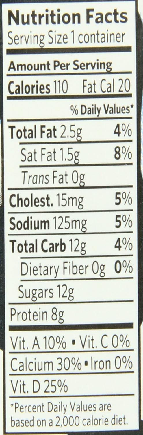 Amazon.com : Organic Valley White 1 % Milkfat Lowfat Milk, 8-Ounce ... Amazon.com : Organic Valley White 1 % Milkfat Lowfat Milk, 8-Ounce ...