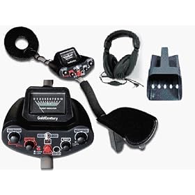Time Saver II Advanced Metal Detector Kit with Headphones Sand Scoop View Meter and High Sensitivity by Gold Century