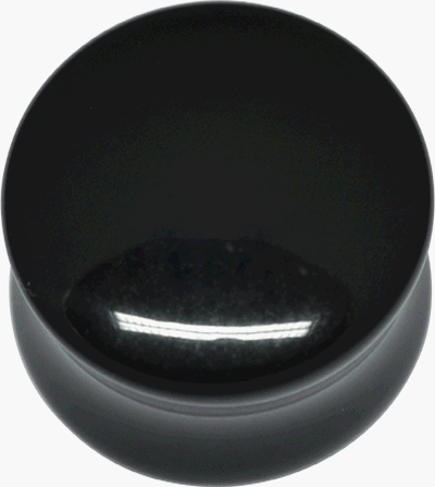 Flesh Plug - Darkside Polymer Flesh Plug. High 