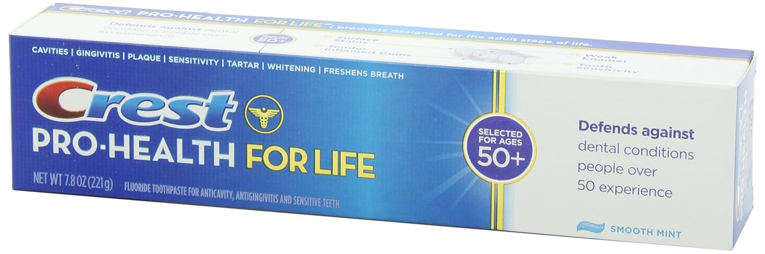 Amazon.com: Crest Pro-Health For Life Smooth Mint Flavor ...