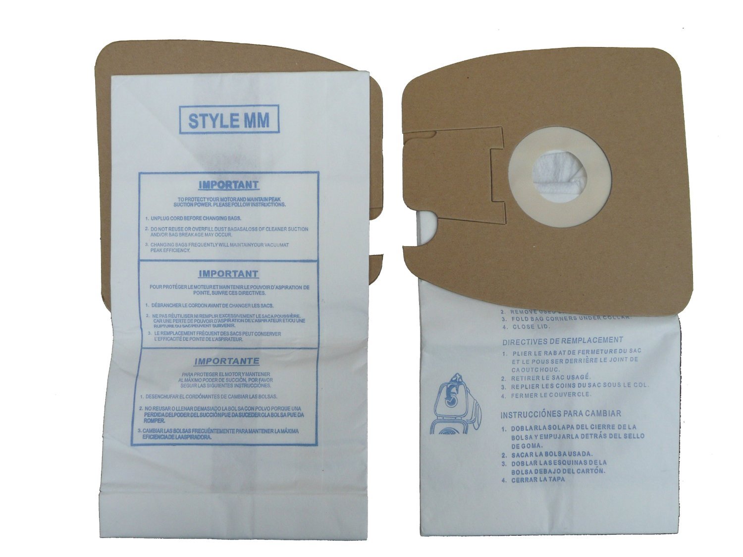Eureka Part60295C Style MM Vacuum Bag Replacement for Eureka Mighty