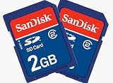 SanDisk 2 GB Secure Digital SD Card - 2 PACK