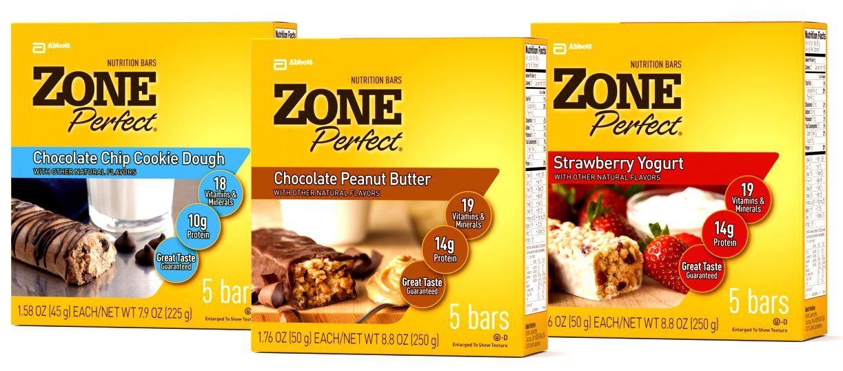 Amazon.com: Zone Perfect Nutrition Bars VARIETY PACK: 1 Box of ...