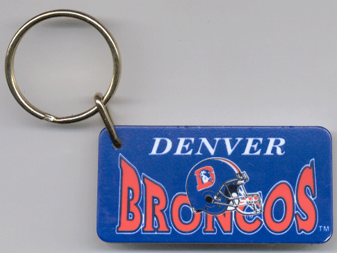 Denver Broncos - Plastic - Keychain
