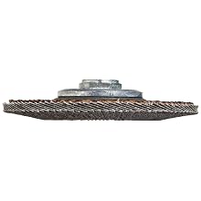 Merit Flap Disc, Type 29, , 5/8"-11 Arbor, Zirconia Alumina, 4-1/2" Diameter, Grit 80  (Pack of 10)