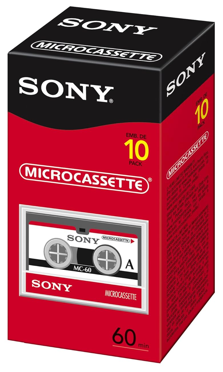 Sony 60 Minute Micro Cassette 10Pack (Discontinued by Manufacturer)