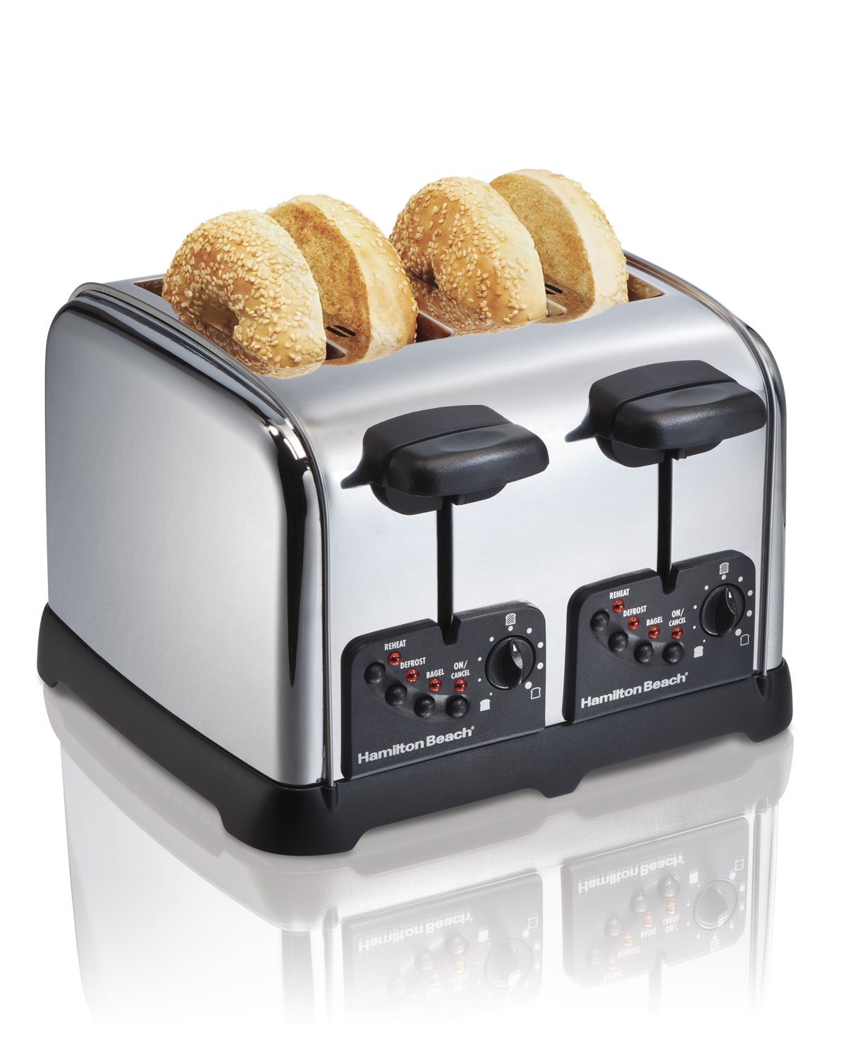 Hamilton Beach Classic Chrome 2,4 Slice Toasters eBay
