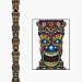 Beistle - 50467 - Jointed Tiki Totem Pole- Pack of 12