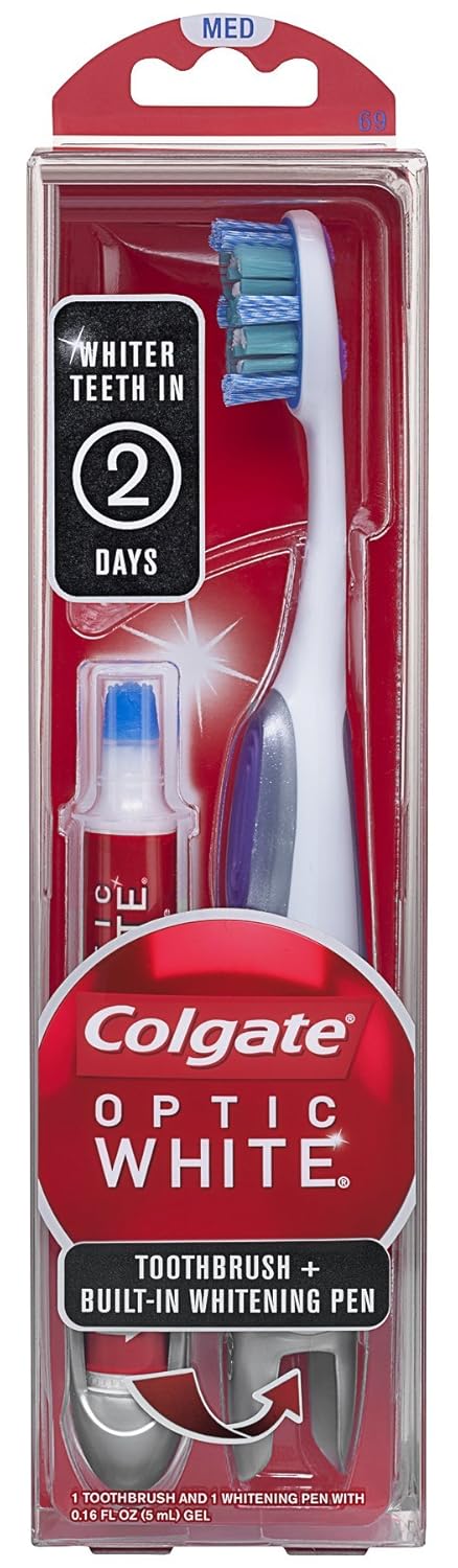 Amazon.com : Colgate Optic White Toothbrush Plus Whitening Pen ...