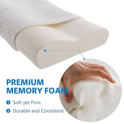 Contour Memory Foam Pillow Hypoallergenic Neck Pillow Review