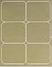 Gold Foil Labels, 4 x 3 1/3 - 600 labels