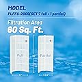 POOLPURE FS-2005 60 Sq Ft DE Grid Pool Filter Set Replace Hayward Pro-Grid DE6020 (DEX6000DA) 30" High (7 Full, 1 Partial)