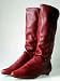 Couture Discount Damenstiefel Fashion Slouch Boots (ST50), rot