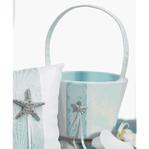 Click to buy Maine Wedding Venues:  Seaside Allure Flower Girl Basket from Amazon!