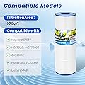 Anrain C7030 Pool Filter Replacement Cartridge, CX591XRE