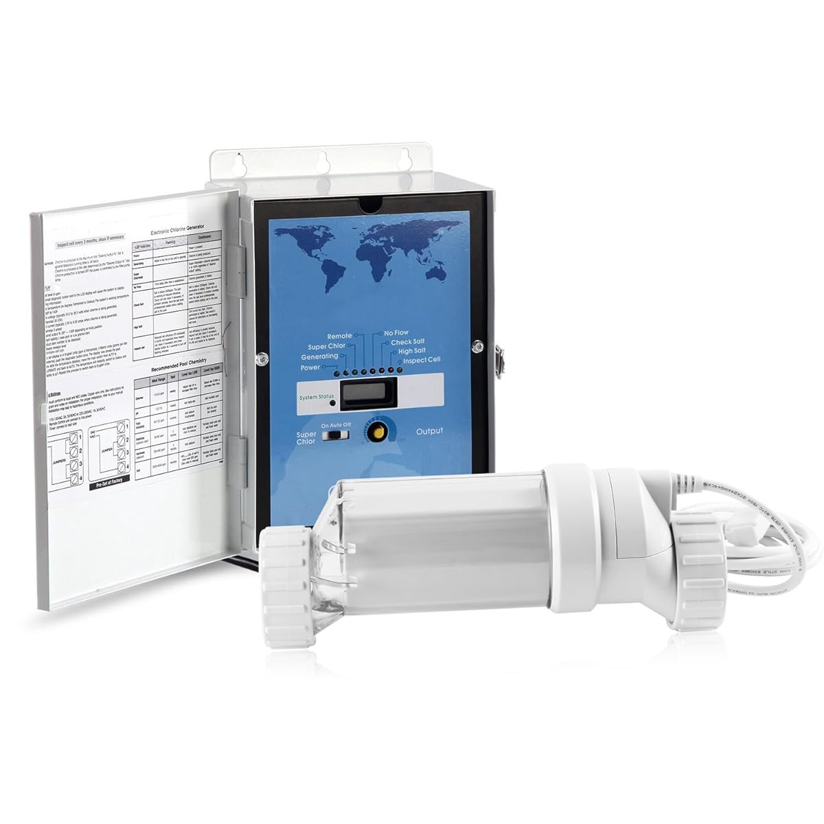 Lemonpool® Salt Water Pool Chlorine Generator system Chlorinator BLH30