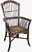 Authentic Models MF016 Cane Fireside Chair
