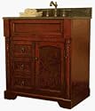 Foremost OXRCA3021D Oxford 30-Inch Vanity, RTA - Cherry
