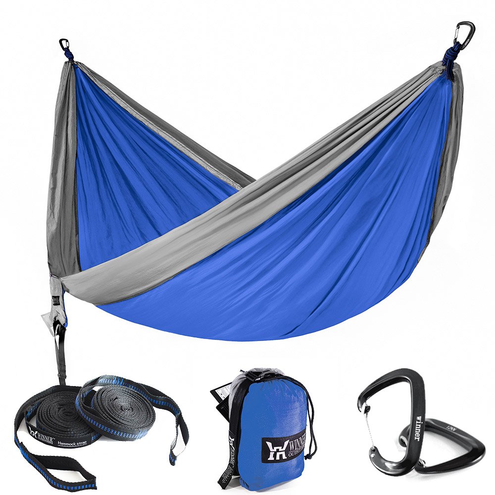 Winner Outfitters Single & Double Camping Hammock With Tree Straps