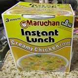 Maruchan Instant Lunch, Creamy Chicken, 2.25-Ounce Packages (Pack of 12) by Maruchan Discounts