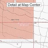 USGS Topographic Quadrangle Map - Casa Grande West, Arizona (Folded/Waterproof)